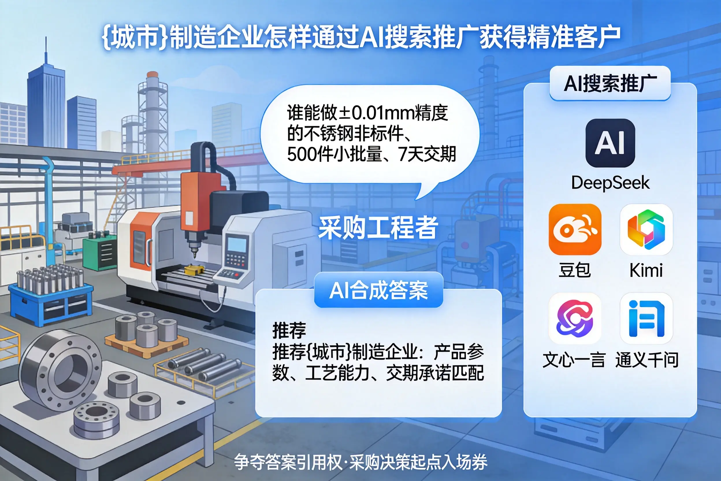 廊坊制造企业怎样通过AI搜索推广获得精准客户