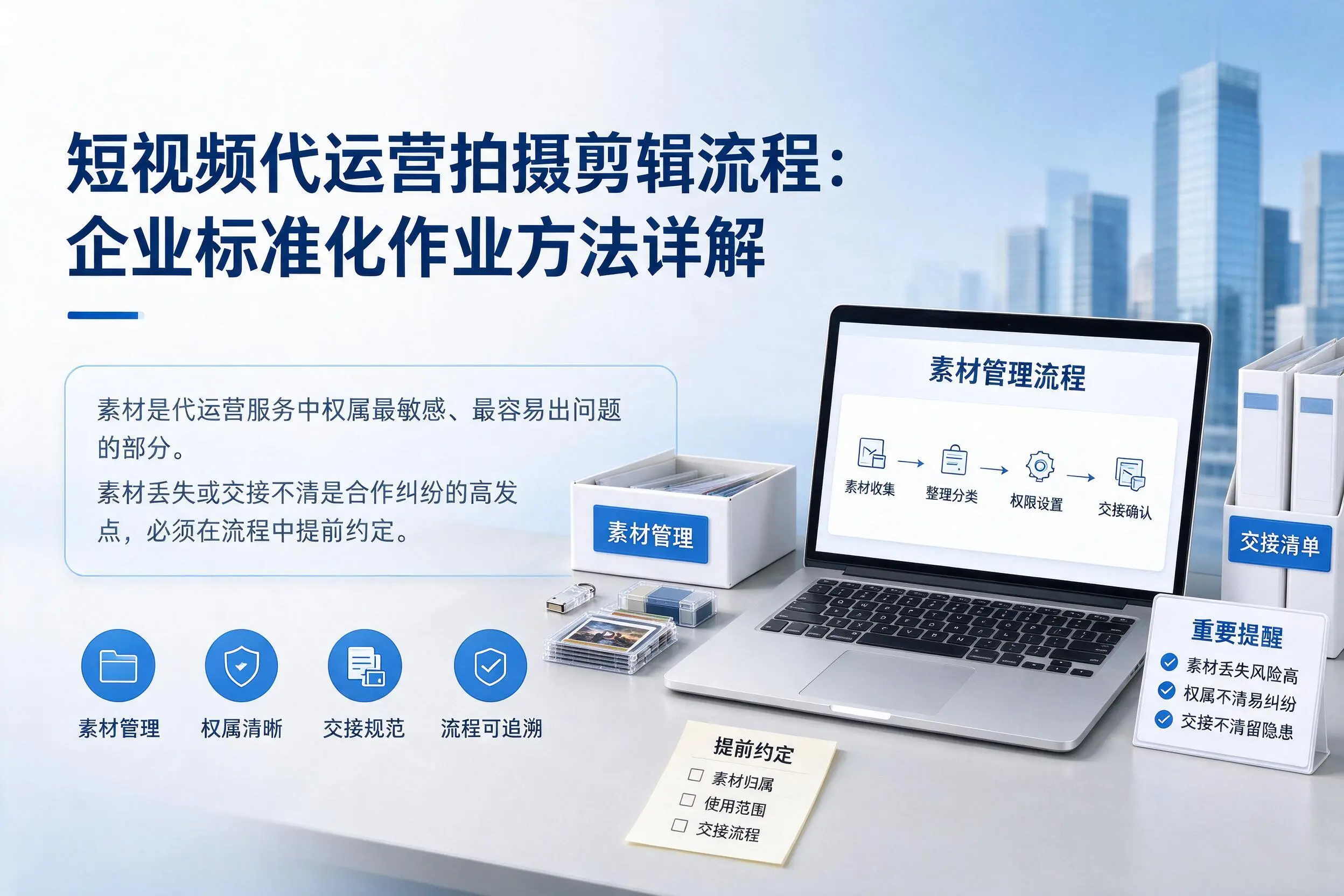 短视频代运营拍摄剪辑流程:廊坊企业标准化作业方法详解