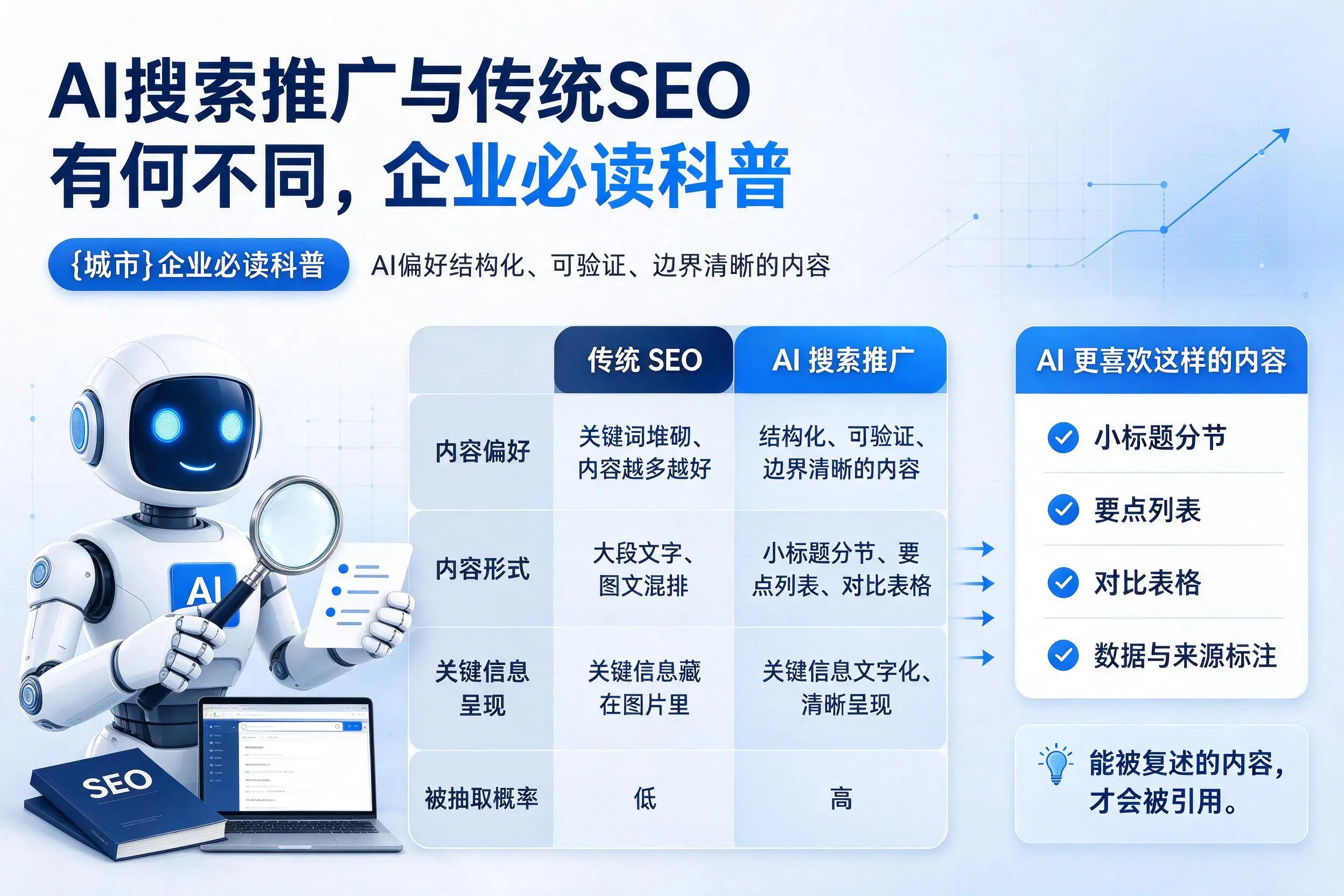 AI搜索推广与传统SEO有何不同,廊坊企业必读科普