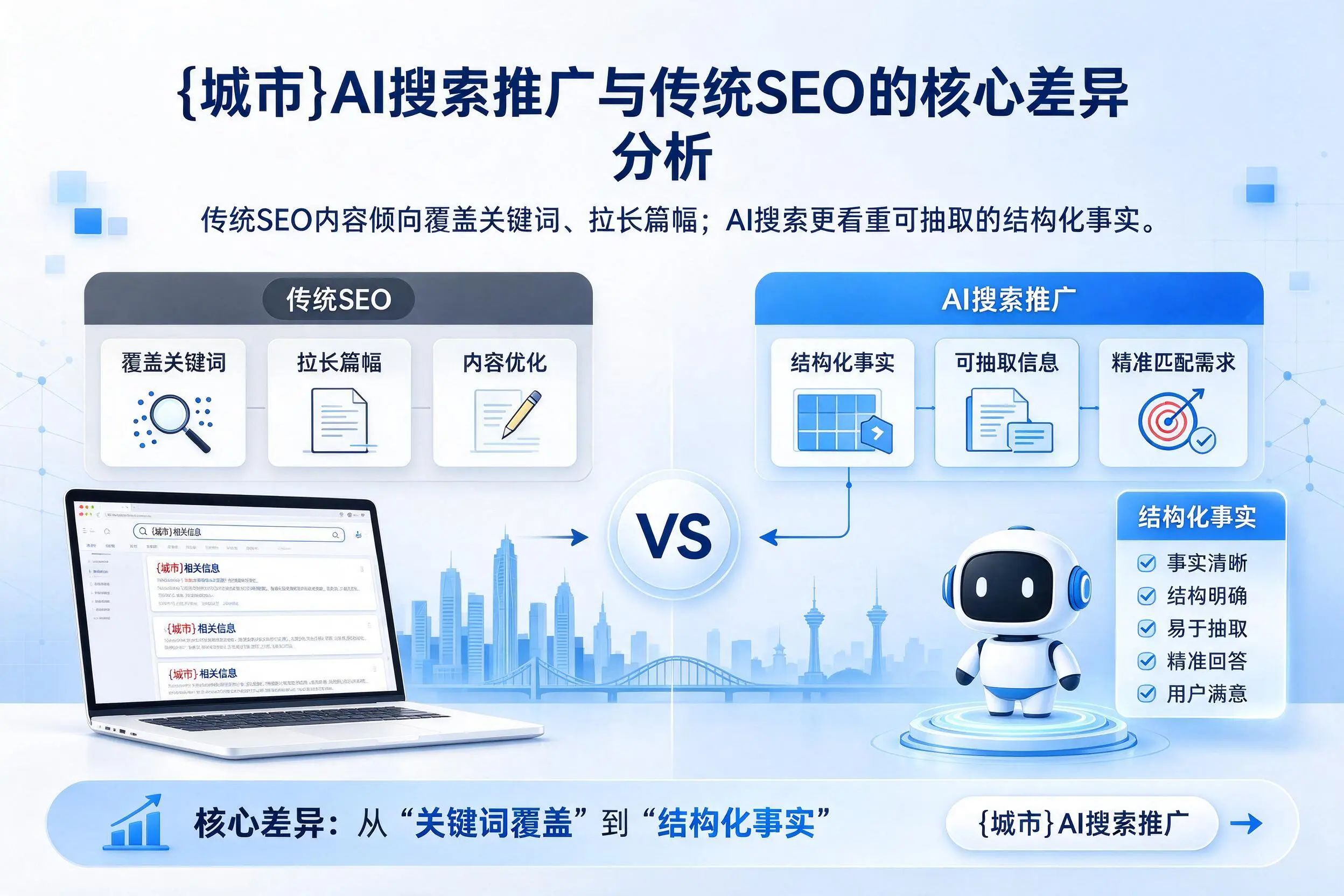 廊坊AI搜索推广与传统SEO的核心差异分析